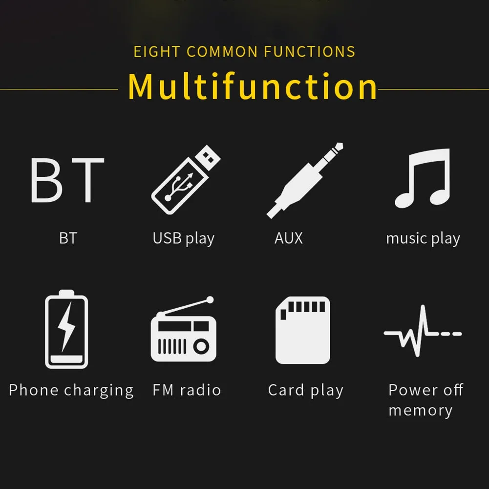 1 Din Car Radio MP3 Player Handsfree Dual Systems Mobile Phone
