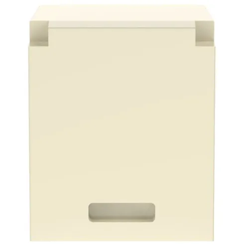 1 Port Mini-Com Blank Module Angled 1RU ABS CMBEI-X (Pack of 10)