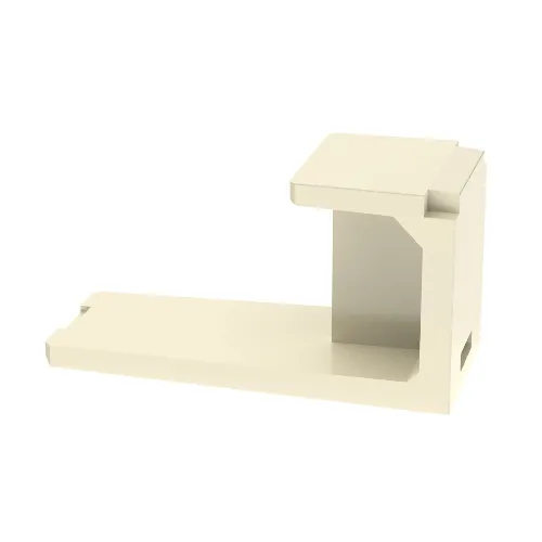 1 Port Mini-Com Blank Module Angled 1RU ABS CMBEI-X (Pack of 10)