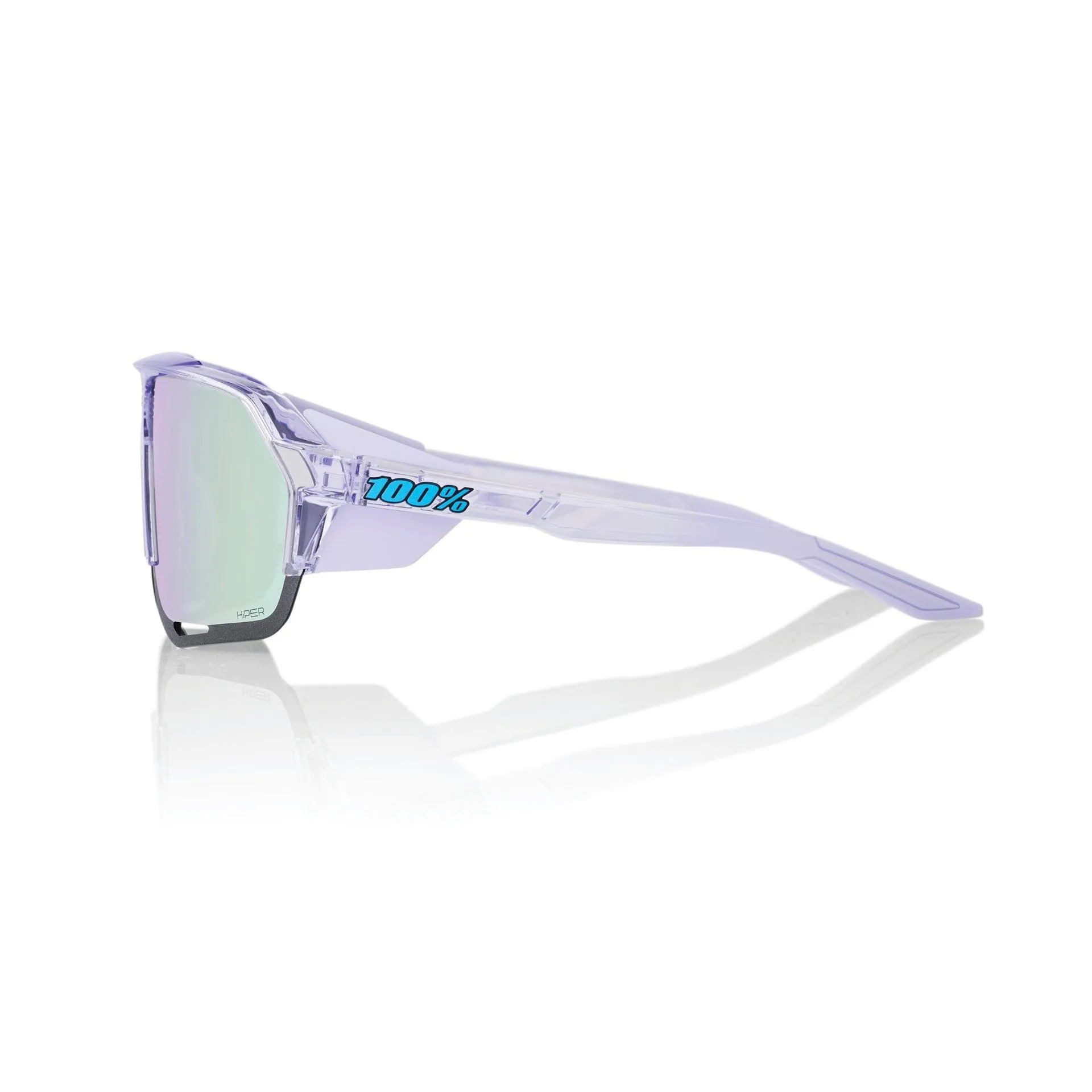 100% Norvik Sunglasses Polished Translucent Lavender - HiPER Lavender