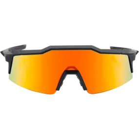 100% SPEEDCRAFT SL SOFT TACT BLACK W/ HIPER RED MULTILAYER