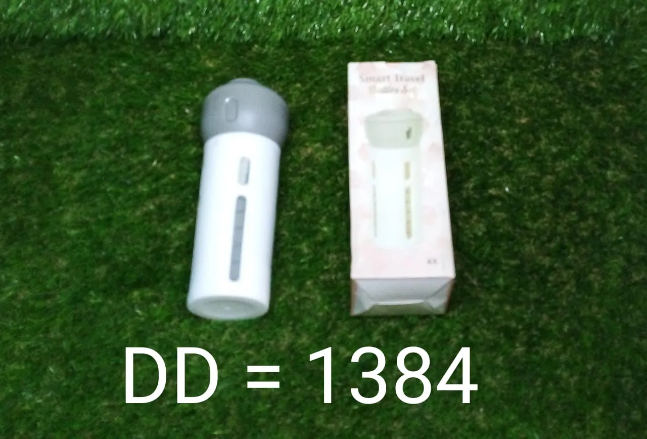 1384 4 in 1 Travel Dispenser Bottle Set Travel Refillable Cosmetic Containers Set