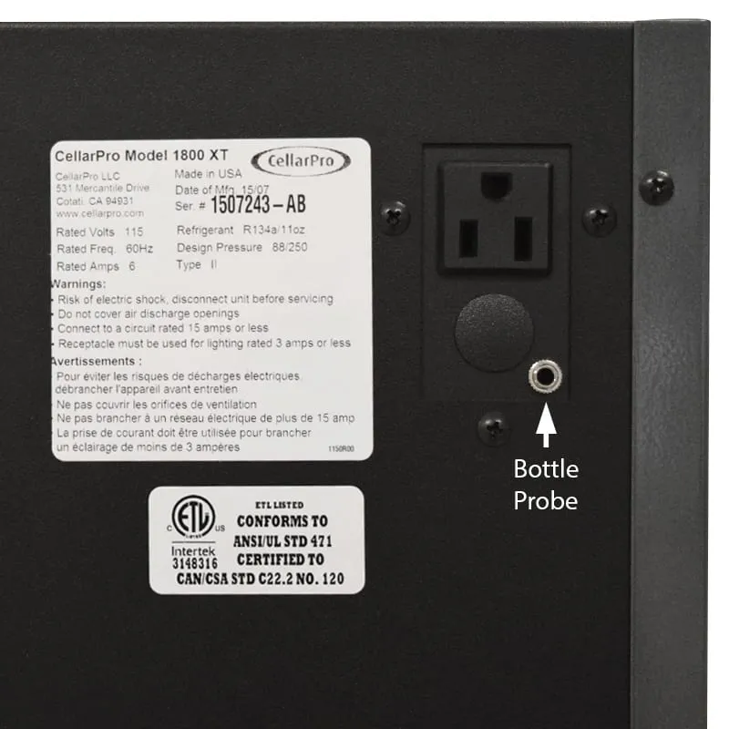 1800XTSx-EC Cooling Unit by CellarPro Cooling Systems