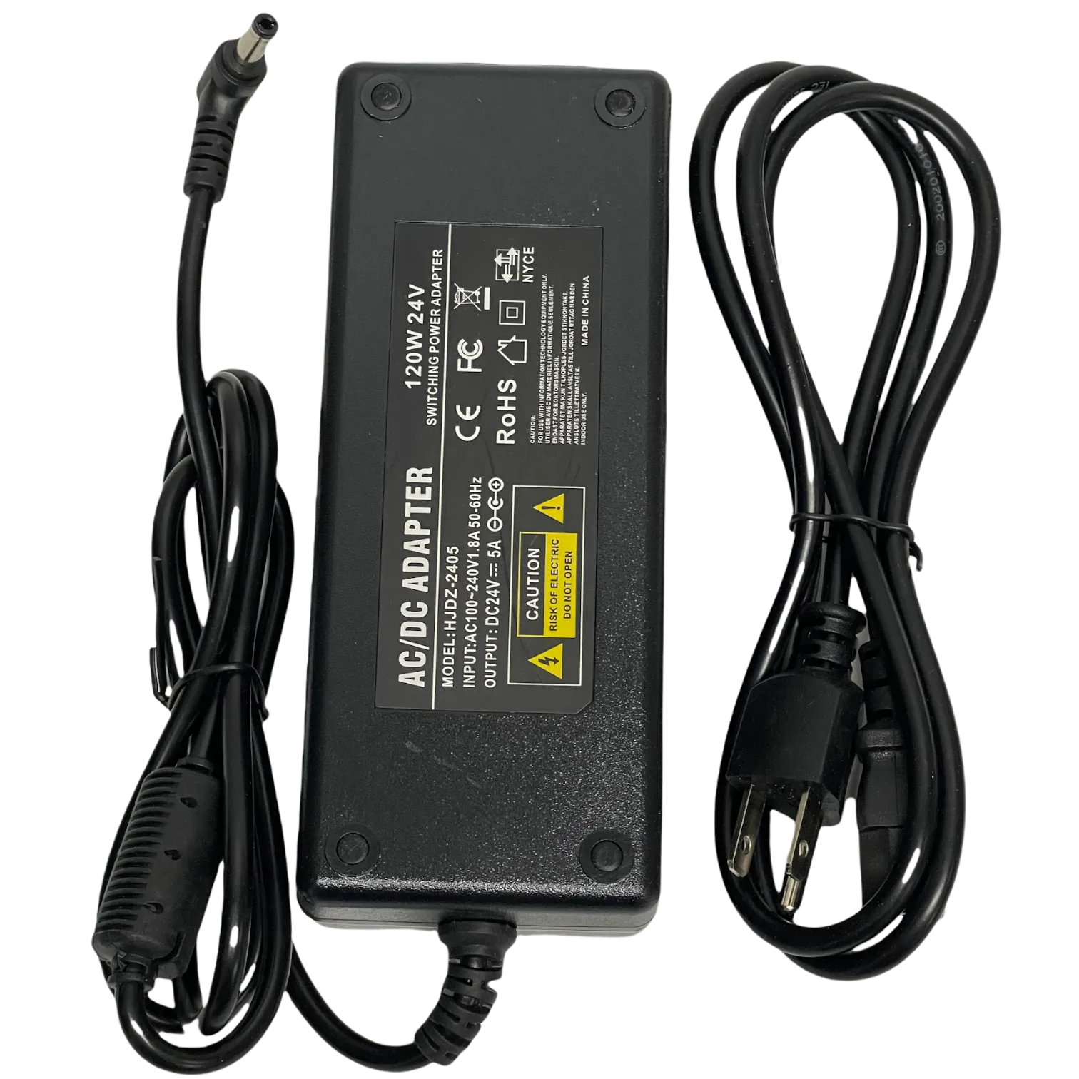 24V DC LED Power Supply 5Amp ADAPTER  5A 120W for LED Light Strips and Modules