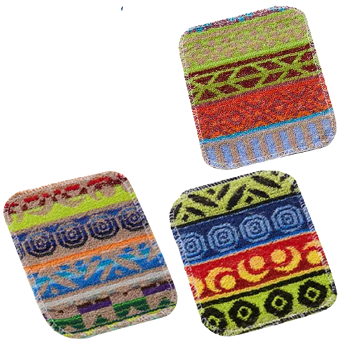 3pk EUROSCRUBBY Multi-Purpose Scrubber Cleaning Cloth Bathroom Kitchen Cleaner
