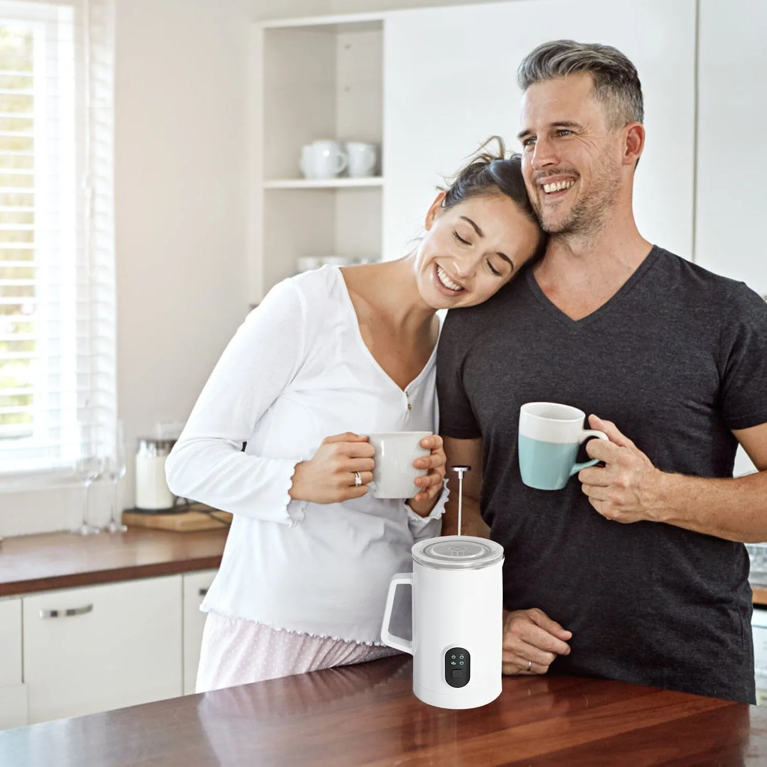 4-in-1 Multifunctional Milk Frother Steamer