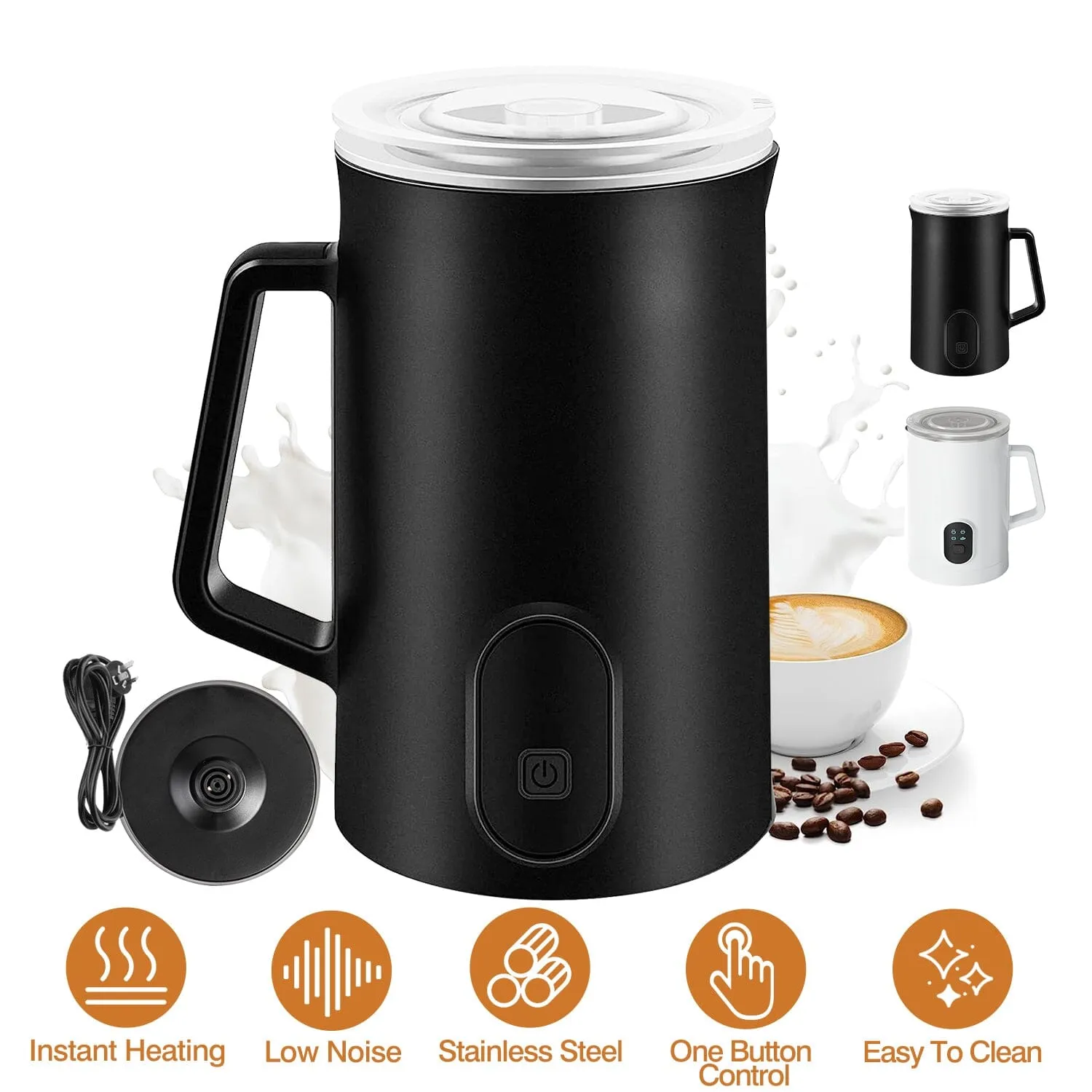 4-in-1 Multifunctional Milk Frother Steamer