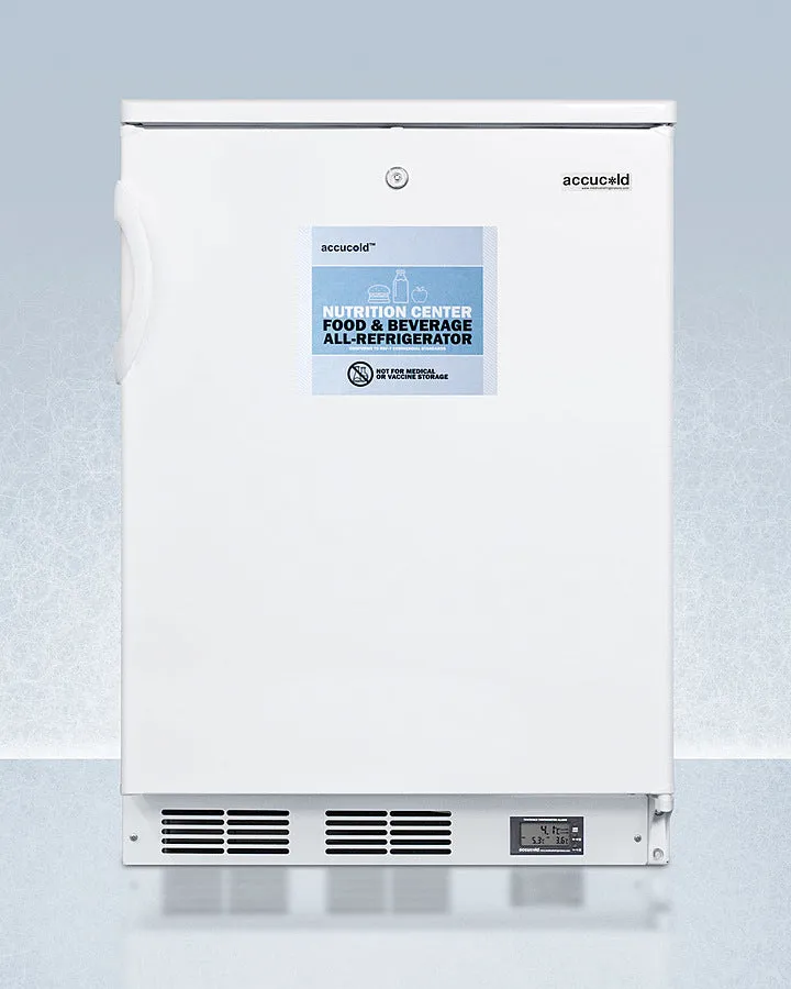 Accucold 24" Wide Nutrition Center All-Refrigerator - FF6LW7NZ