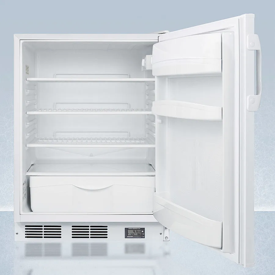 Accucold 24" Wide Nutrition Center Built-In All-Refrigerator ADA Compliant - FF6LWBI7NZADA