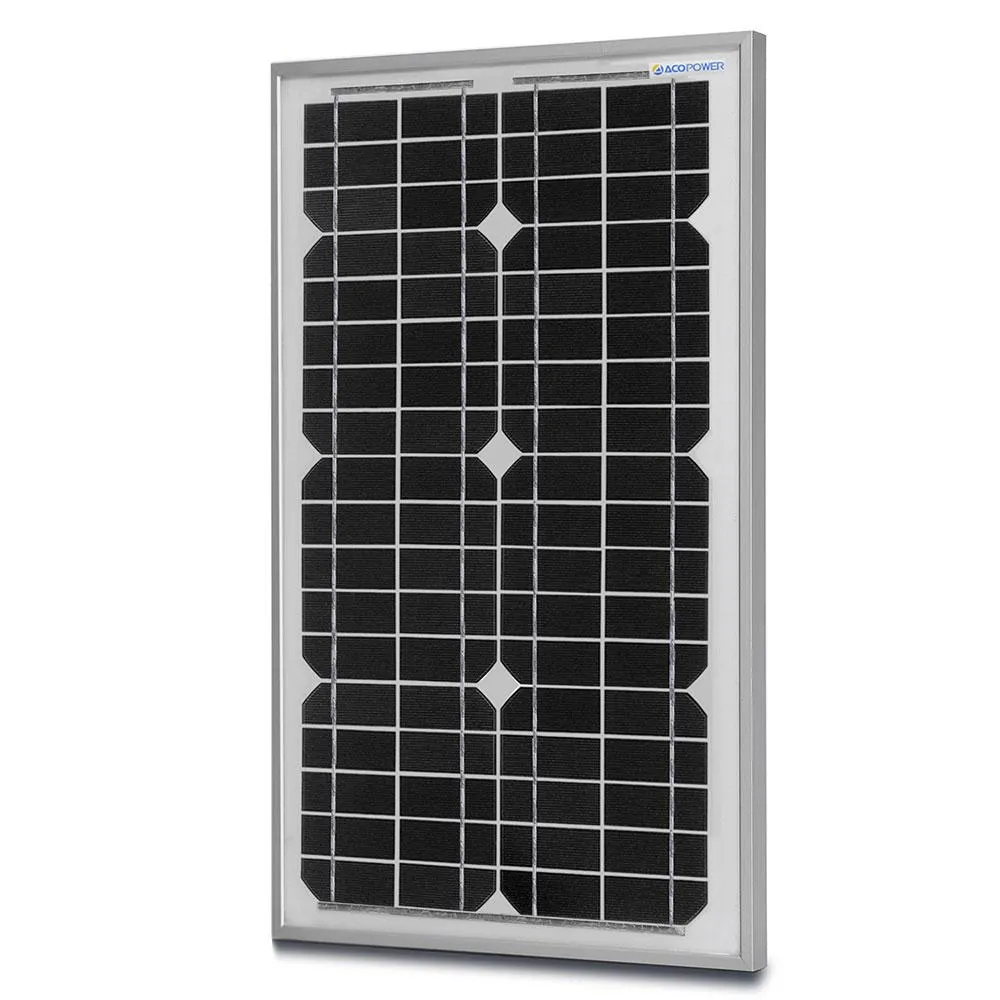 ACOPOWER 30W Mono Solar Panel, 12V