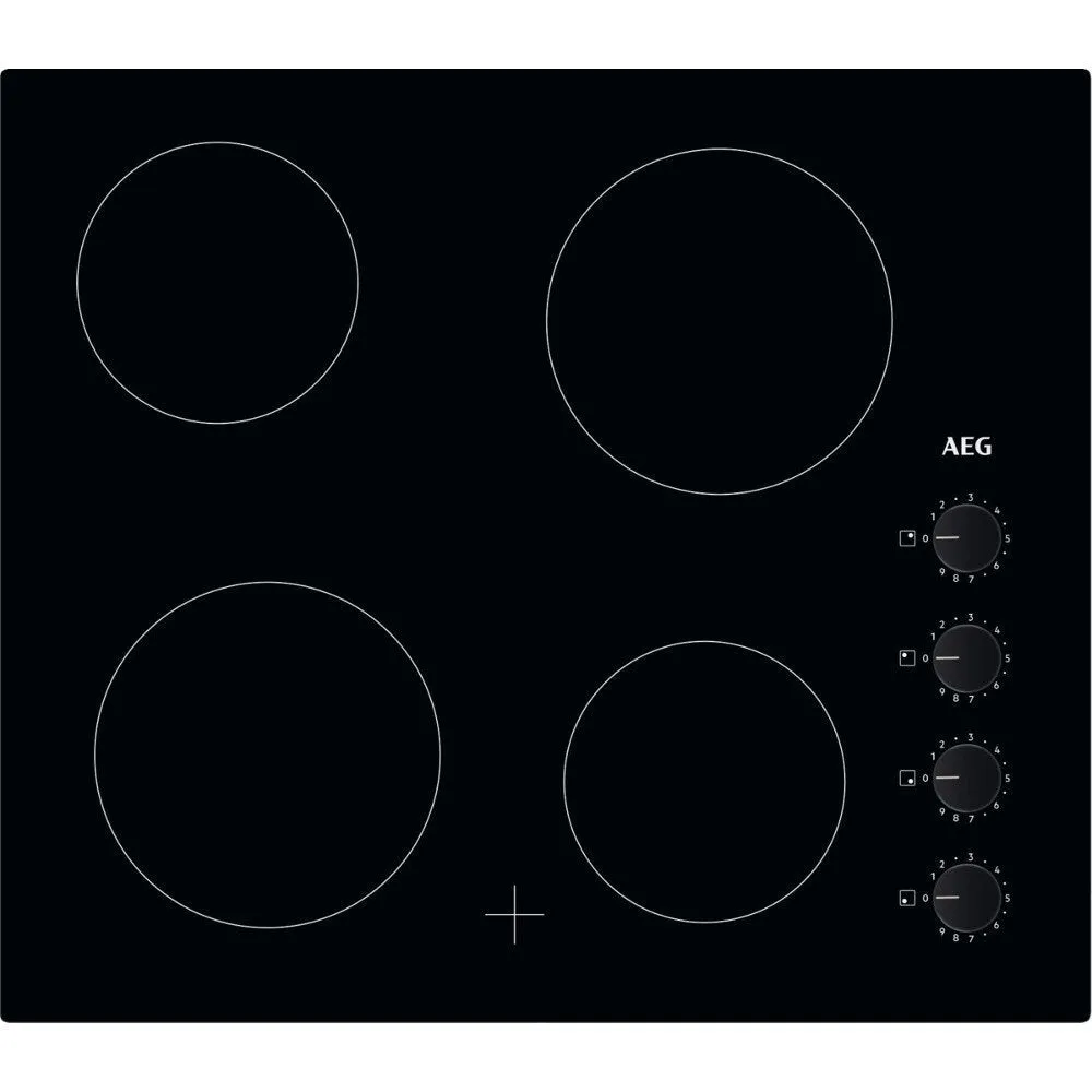 AEG HK614000CB 95 cm Ceramic Electric Hob - Black