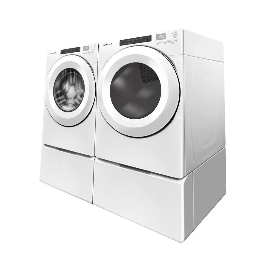 Amana 4.3-cu ft High Efficiency Stackable Front-Load Washer (White) ENERGY STAR