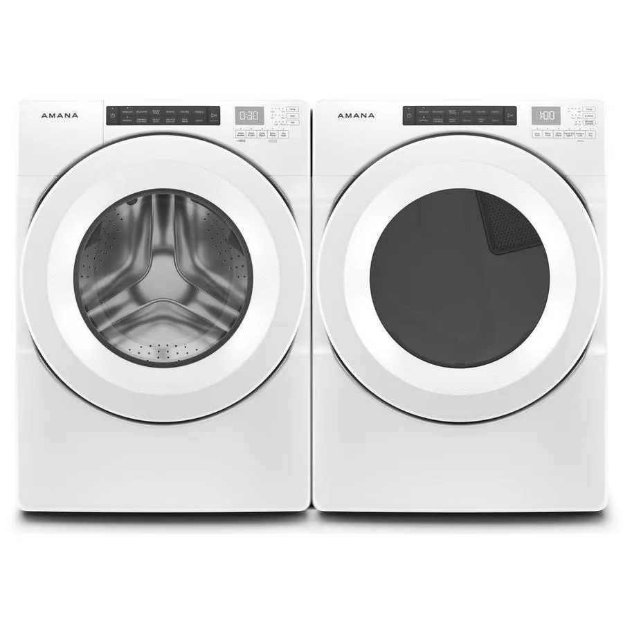 Amana 4.3-cu ft High Efficiency Stackable Front-Load Washer (White) ENERGY STAR