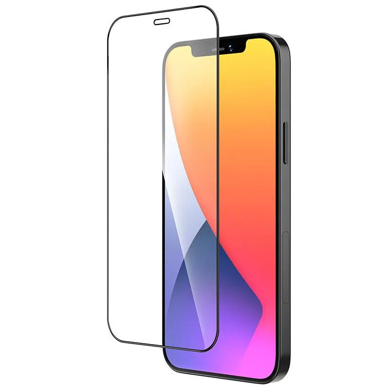 Apple iPhone 12 Pro Max Tempered Glass Screen Protector [Black]