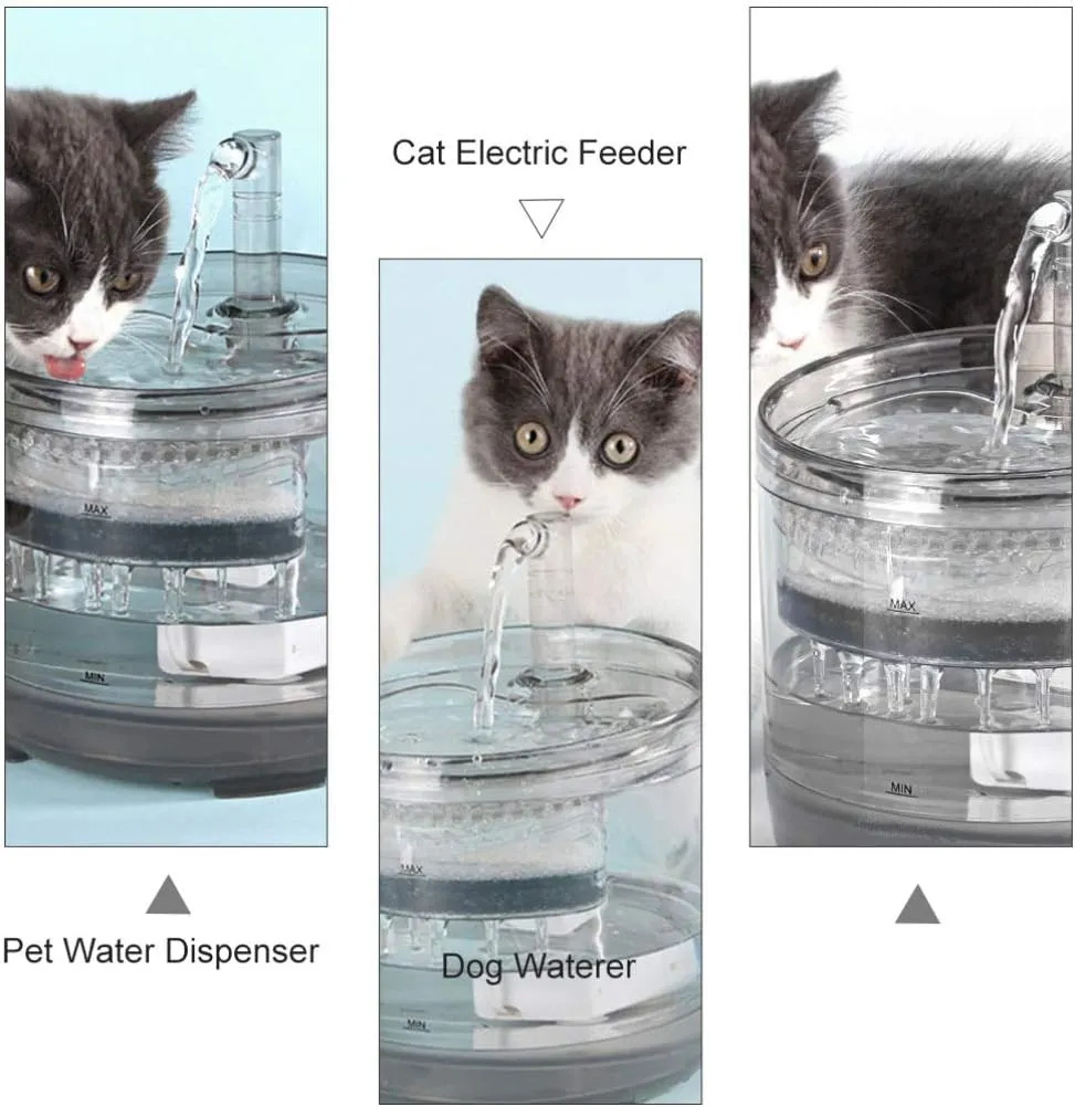 Automatic Silent Pet Water Fountain Dispenser Dp-167