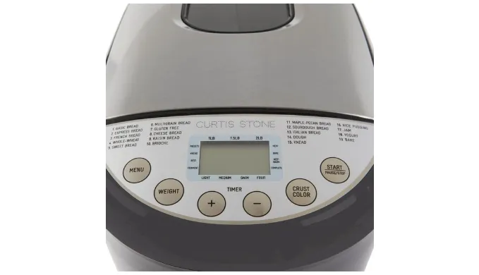 BACK IN STOCK: Curtis Stone 2LB. Bread Maker Model 676-748 (Factory Remanufactured) - Ships Quick!