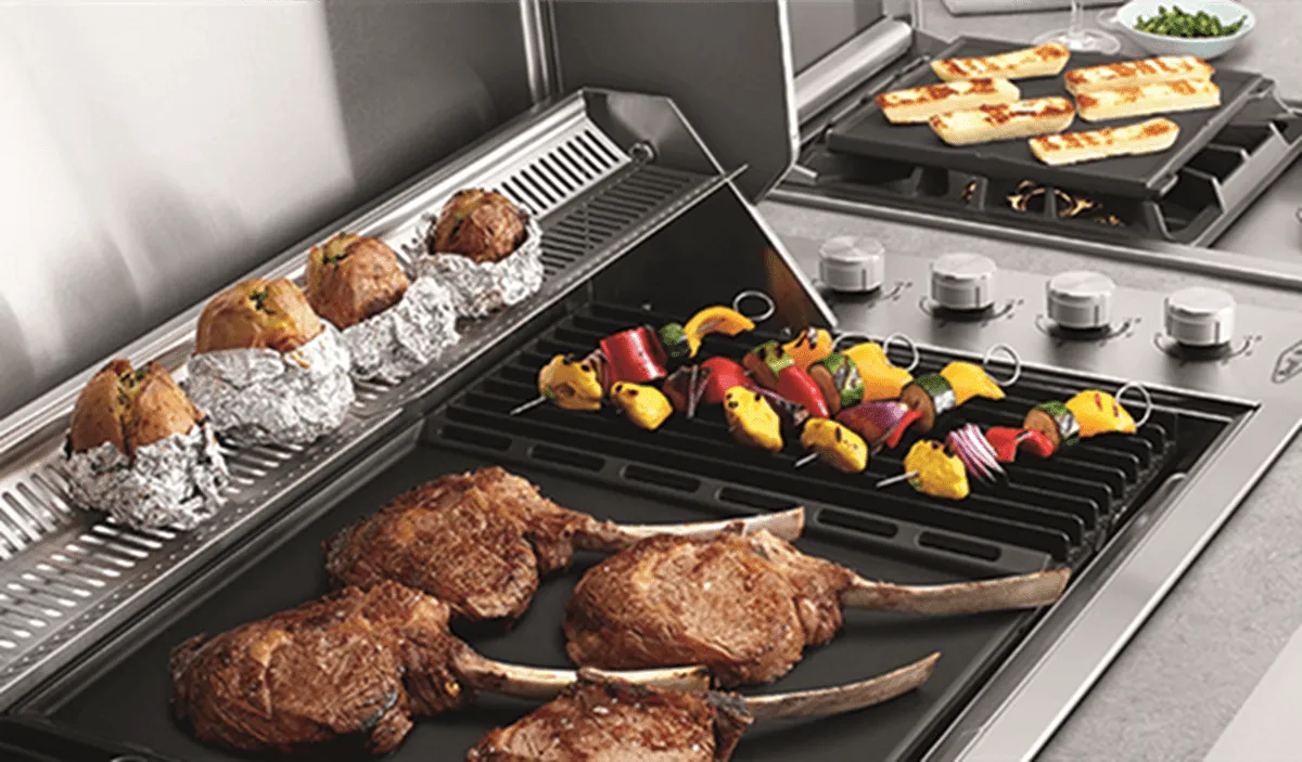 Beefeater Signature ProLine 6 Burner Stainless Steel Built-In BBQ with Hood