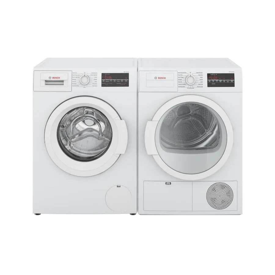 Bosch 300 2-cu ft High Efficiency Stackable Front-Load Washer (White)