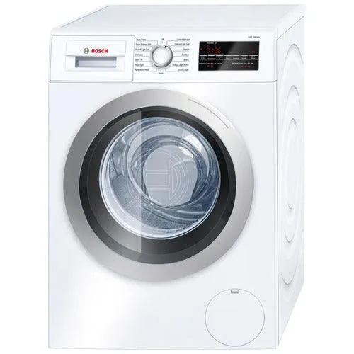 Bosch 500 2-cu ft High Efficiency Stackable Front-Load Washer (White/Silver Trim) ENERGY STAR