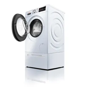 Bosch 500 2-cu ft High Efficiency Stackable Front-Load Washer (White/Silver Trim) ENERGY STAR