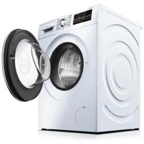 Bosch 800 2.2-cu ft High Efficiency Stackable Front-Load Washer (White/Chrome Trim) ENERGY STAR