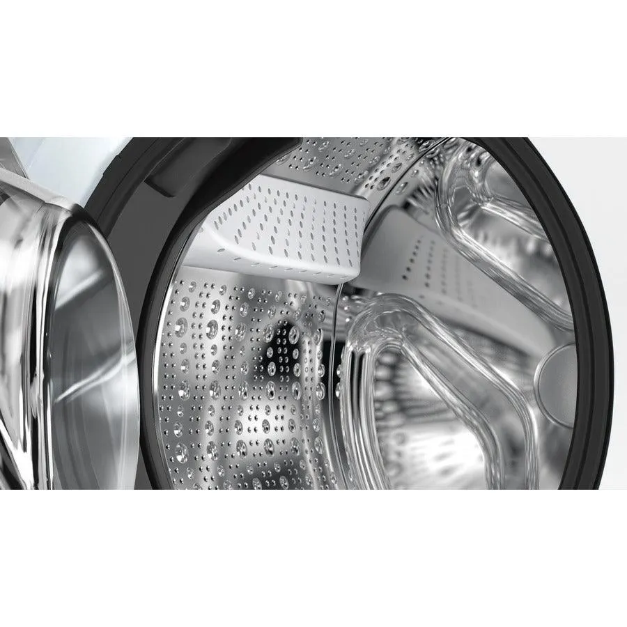 Bosch 800 2.2-cu ft High Efficiency Stackable Front-Load Washer (White/Chrome Trim) ENERGY STAR
