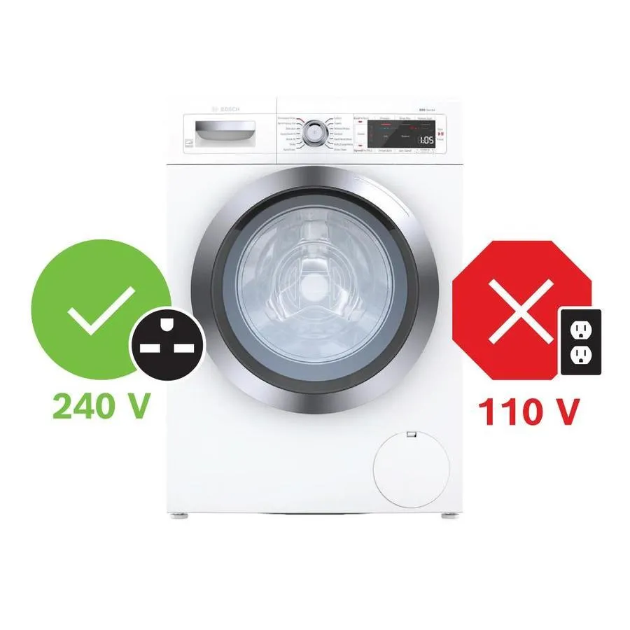 Bosch Home Connect 800 2-cu ft High Efficiency Stackable Front-Load Washer (White) ENERGY STAR