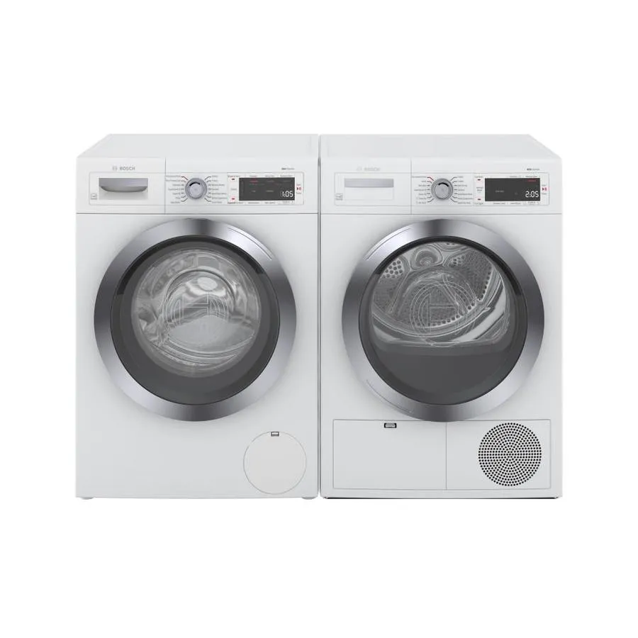 Bosch Home Connect 800 2-cu ft High Efficiency Stackable Front-Load Washer (White) ENERGY STAR