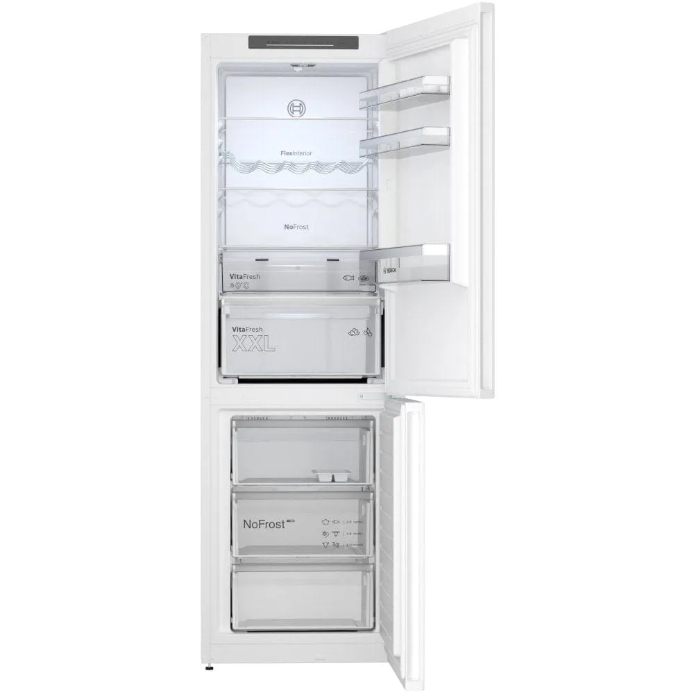 Bosch KGN362WDFG 60cm Frost Free Fridge Freezer  White