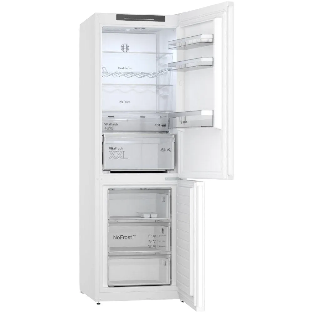 Bosch KGN362WDFG 60cm Frost Free Fridge Freezer  White