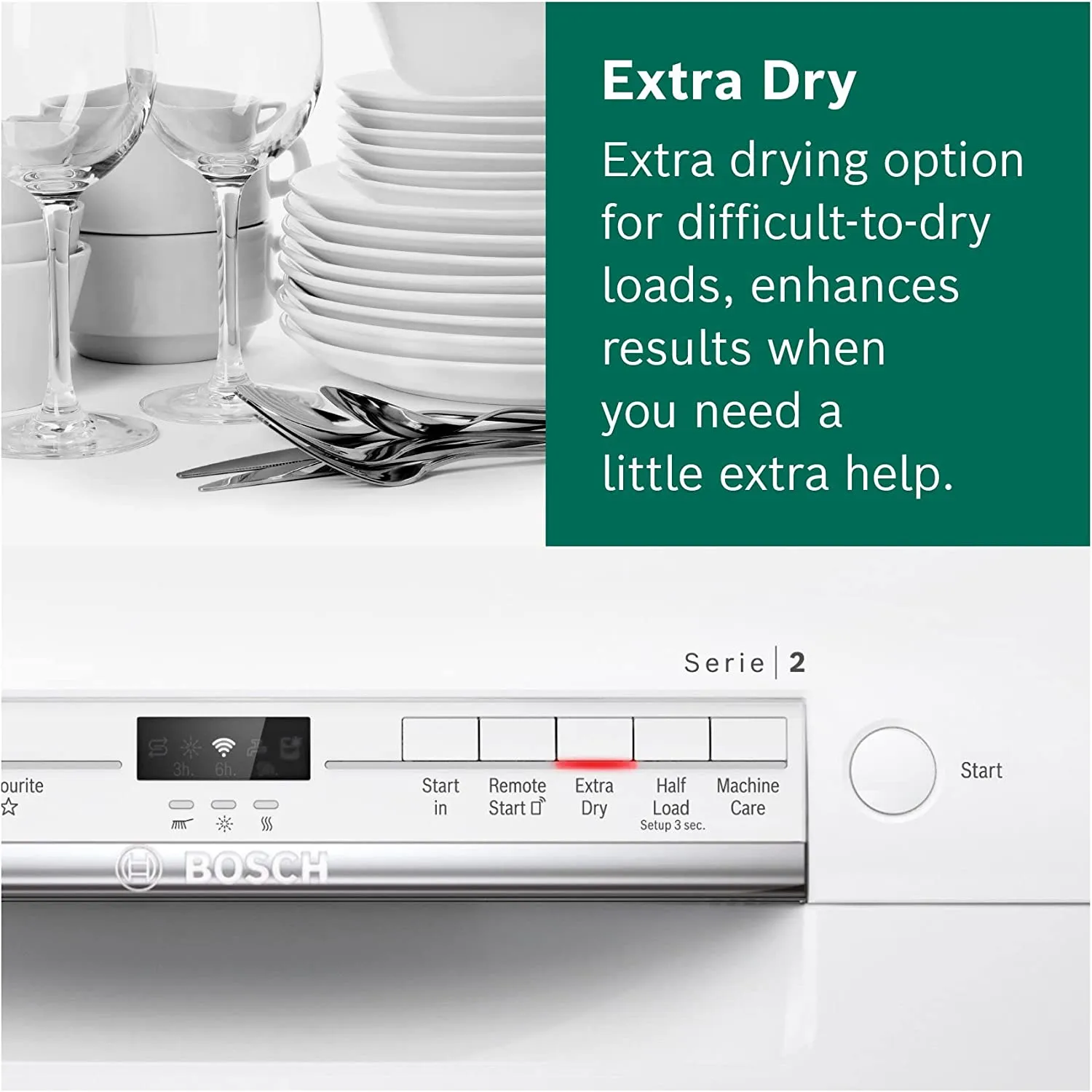 Bosch SMS2ITW08G Series 2 Free-standing dishwasher 60 cm White