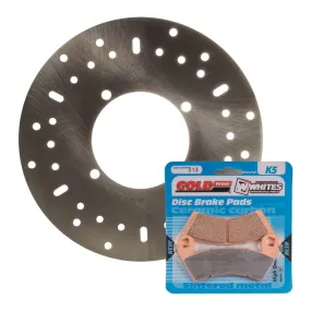 BRAKE DISC & PAD FRONT KIT - POL ACE 570 HD 16-18