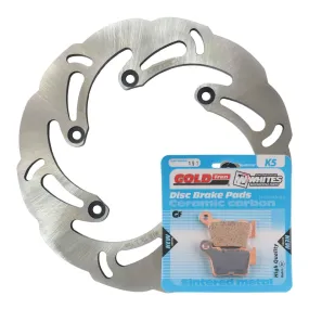 BRAKE DISC & PAD REAR KIT - KTM 450 SX-F 07-24 - WAVE