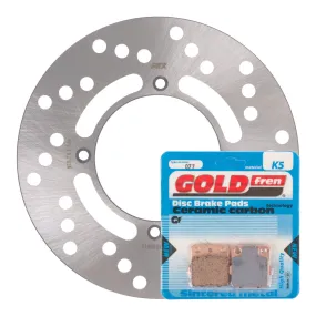 BRAKE DISC & PAD REAR KIT - YAM YZ85 / LW 02-24