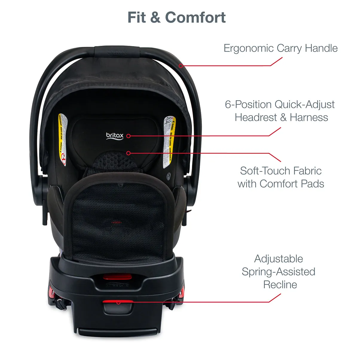 Britax B-Free & B-Safe Gen2 FlexFit  Travel System - Midnight