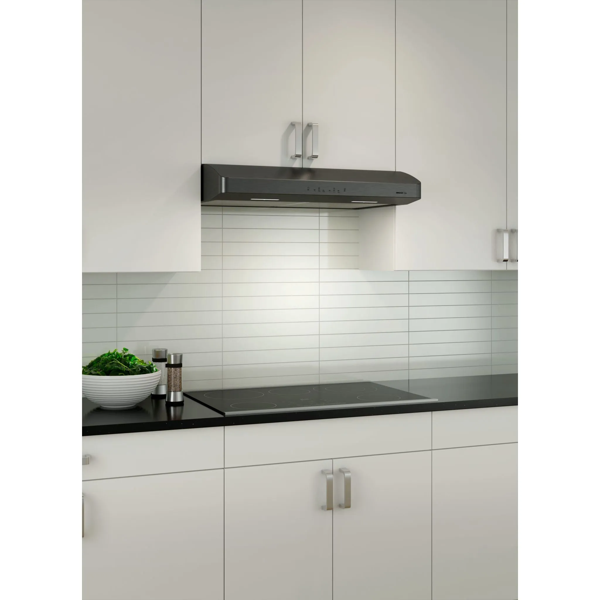 Broan Range Hood (ERLE130BLS) - Black Stainless