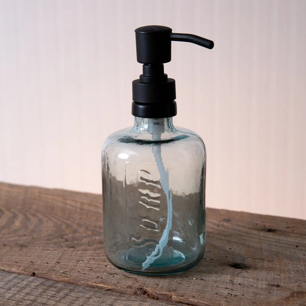 Bubble Glass Soap & Lotion Dispenser