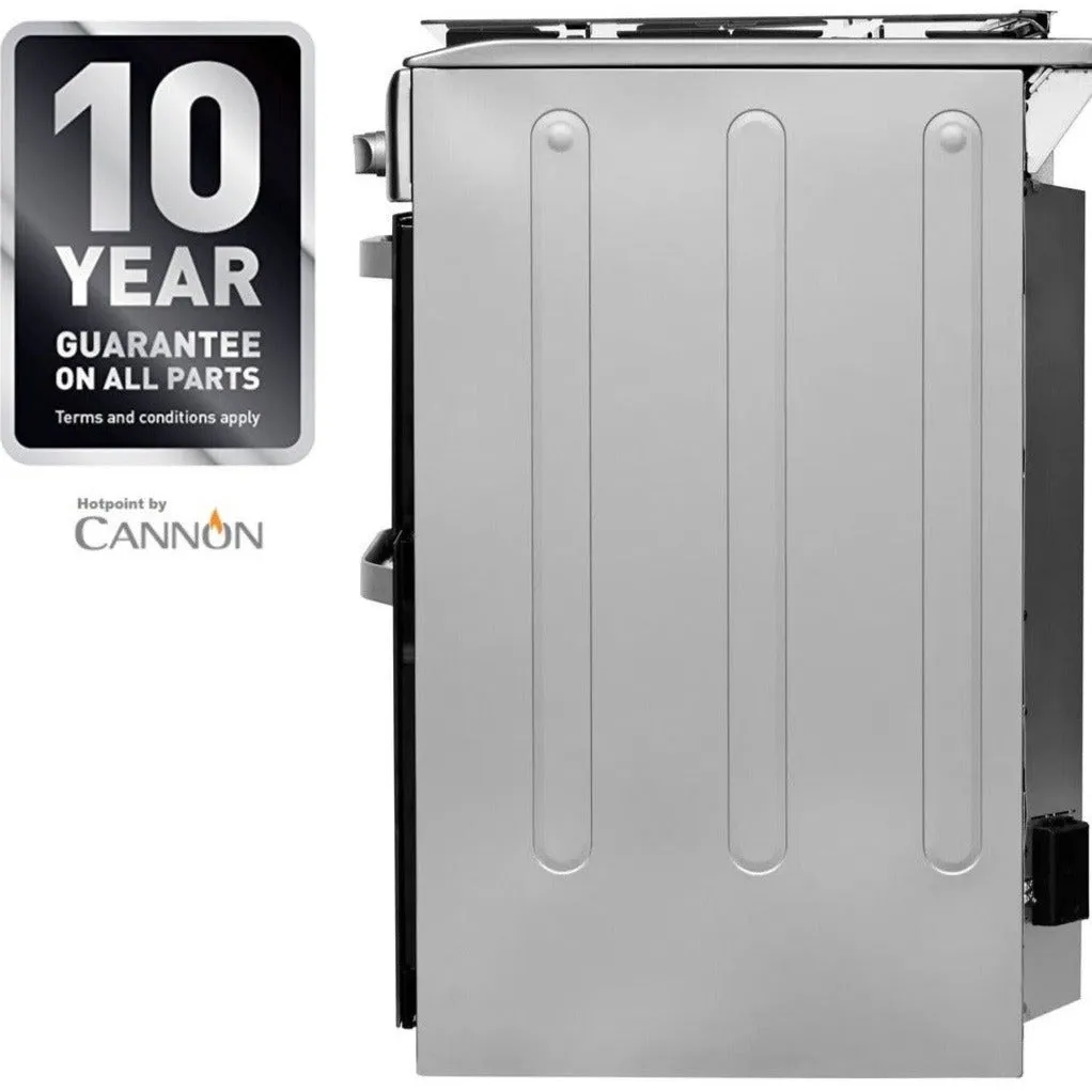 CAPRI 50cm Gas Double Oven Lidded Cooker Stainless Steel TGCHD5G00CC (LPG Convertible Also)