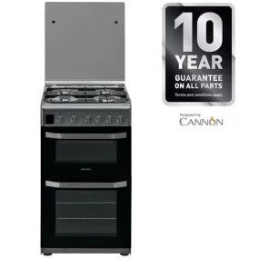 CAPRI 50cm Gas Double Oven Lidded Cooker Stainless Steel TGCHD5G00CC (LPG Convertible Also)