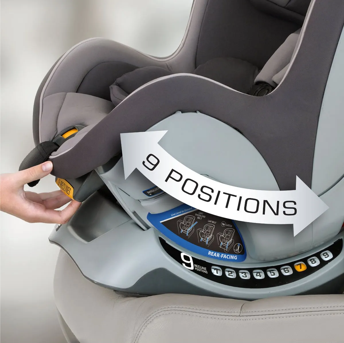 Chicco 2015 NextFit Zip Convertible Car Seat - Ibis