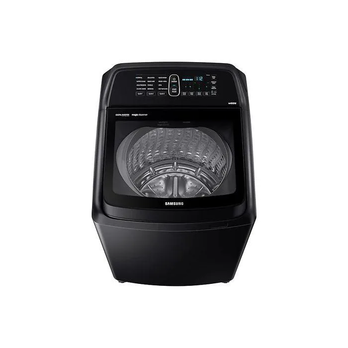 [CLEARANCE] Samsung WA16R6380BV/FQ Top Load Washer 16.0Kg Wobble Inverter Black Caviar