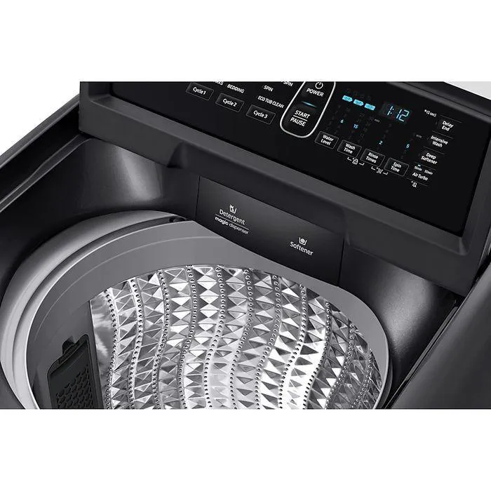 [CLEARANCE] Samsung WA16R6380BV/FQ Top Load Washer 16.0Kg Wobble Inverter Black Caviar