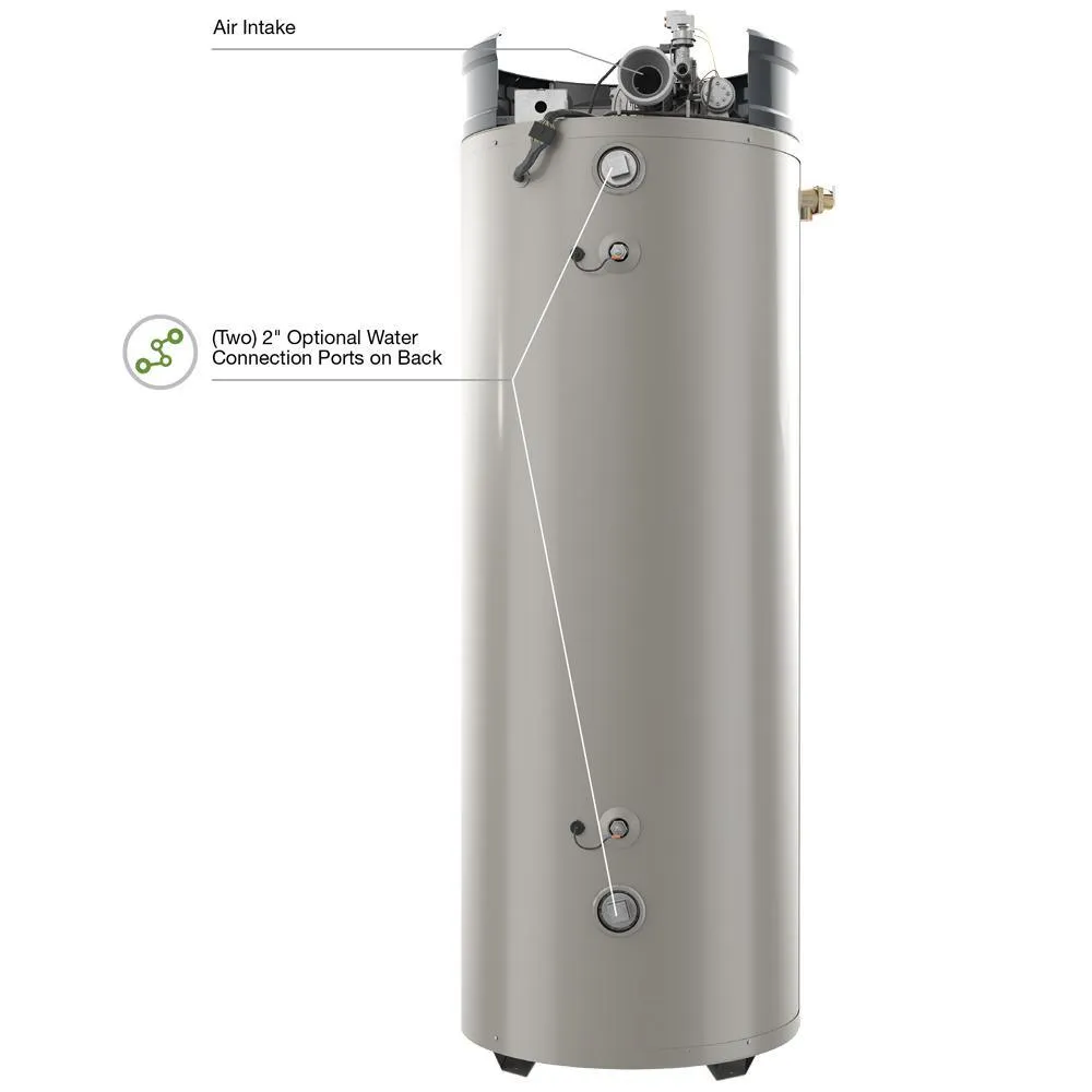 Commercial Triton Premium Heavy-Duty High Eff 100 Gal. 400K BTU ULN Natural Gas ASME Power Direct Vent Tank Water Heater