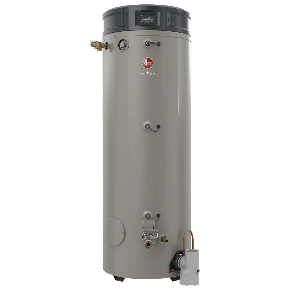 Commercial Triton Premium Heavy-Duty High Eff 100 Gal. 400K BTU ULN Natural Gas ASME Power Direct Vent Tank Water Heater