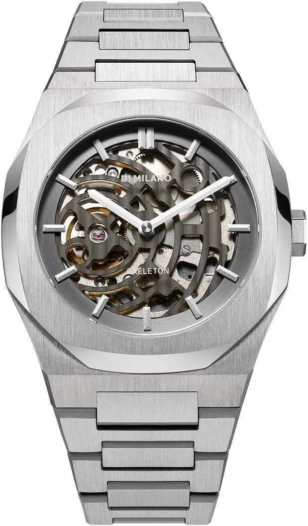 D1 Milano P701 Skeleton Dial Automatic Men's Watch SKBJ01