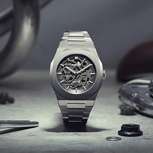 D1 Milano P701 Skeleton Dial Automatic Men's Watch SKBJ01