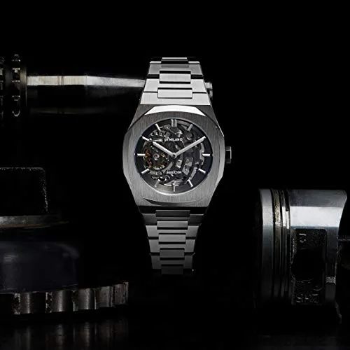D1 Milano P701 Skeleton Dial Automatic Men's Watch SKBJ01