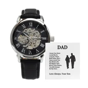 Dad, My Hero / Openwork Watch