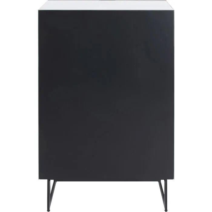Dresser Soran 5 Drawers Black 65x114cm