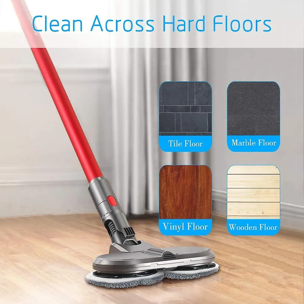 DYSON Electric Polishing Mopping Head For DYSON V7 V8 V10 V11 V15 Compatible Vacuum Cleaner Mop Attachment